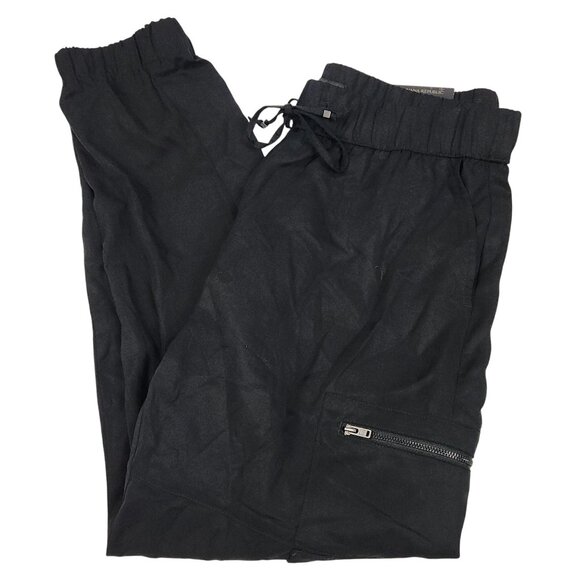 Banana Republic Black Tencel Joggers Pants Women Size S - Picture 1 of 12